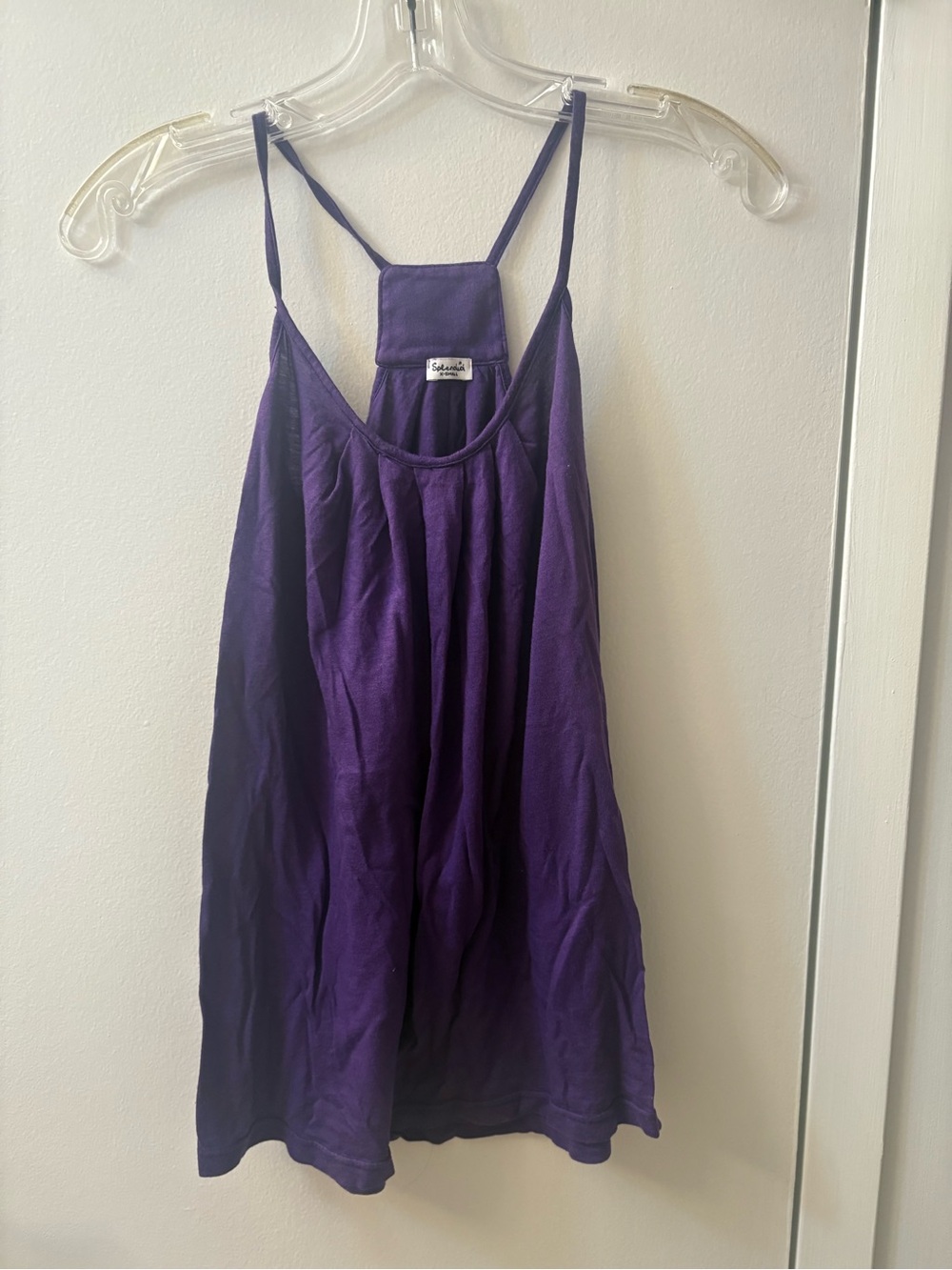 Splendid Purple Sundress with Thin Straps